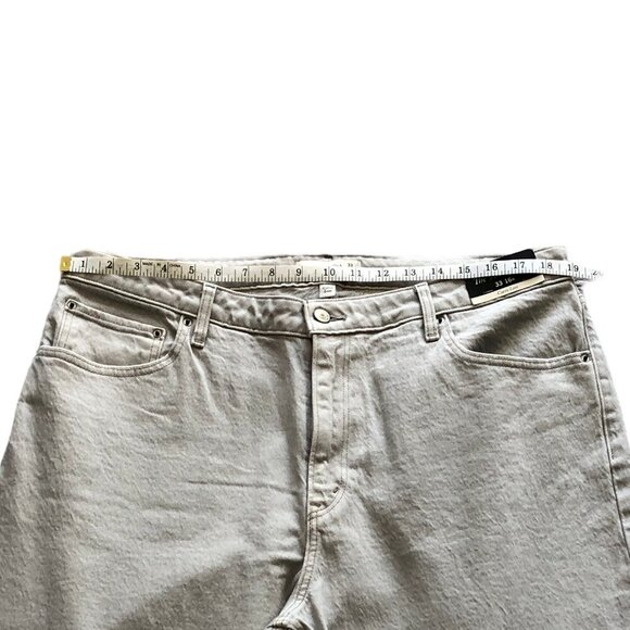 Abercrombie & Fitch High Rise Jeans in Light Gray - Picture 7 of 8